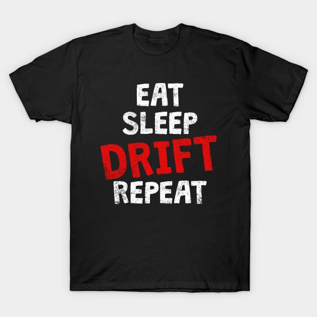 Drifting Racing Car Racing T-Shirt by CreativeGiftShop